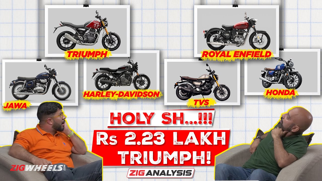 Triumph Speed 400 vs RE Classic 350 vs Harley-Davidson X440 - Who should worry more? | ZigAnalysis