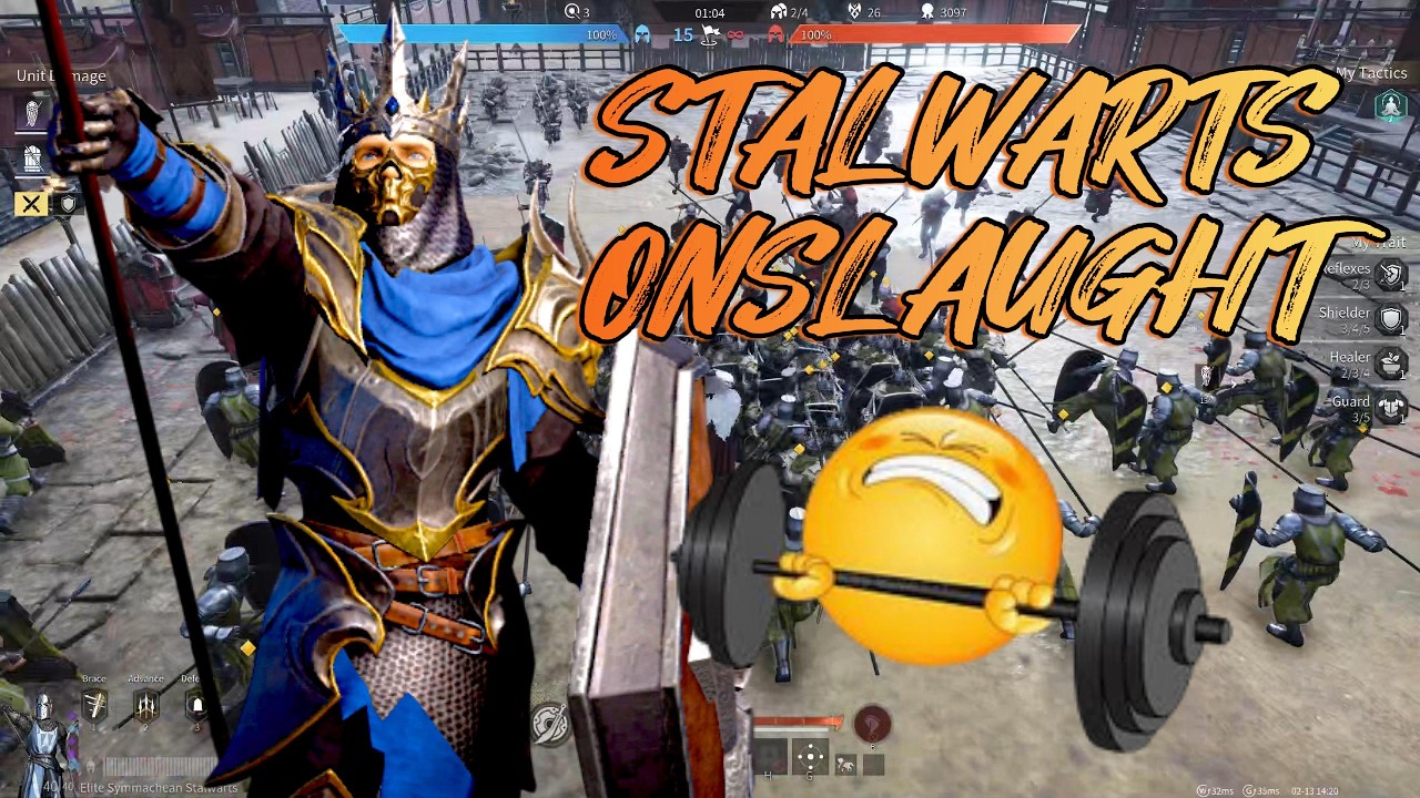 STALWARTS ONSLAUGHT ENDLESS MODE!CHEATING AI BS