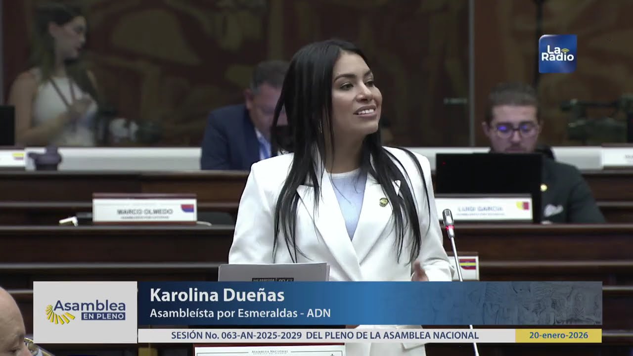 Asambleísta Karolina Dueñas - Sesión 063