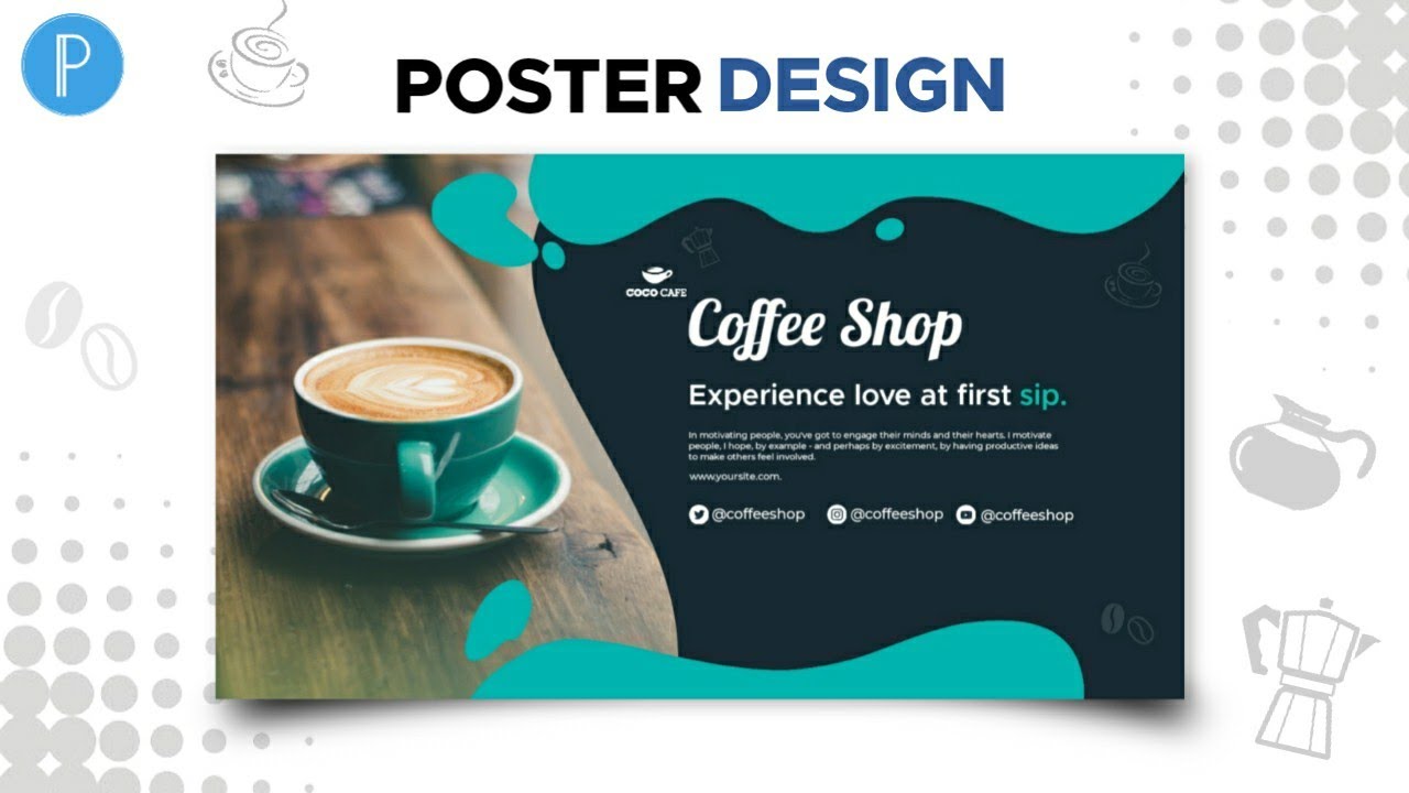 How to make Poster graphic design on Android | pixellab poster making app for your mobile.
