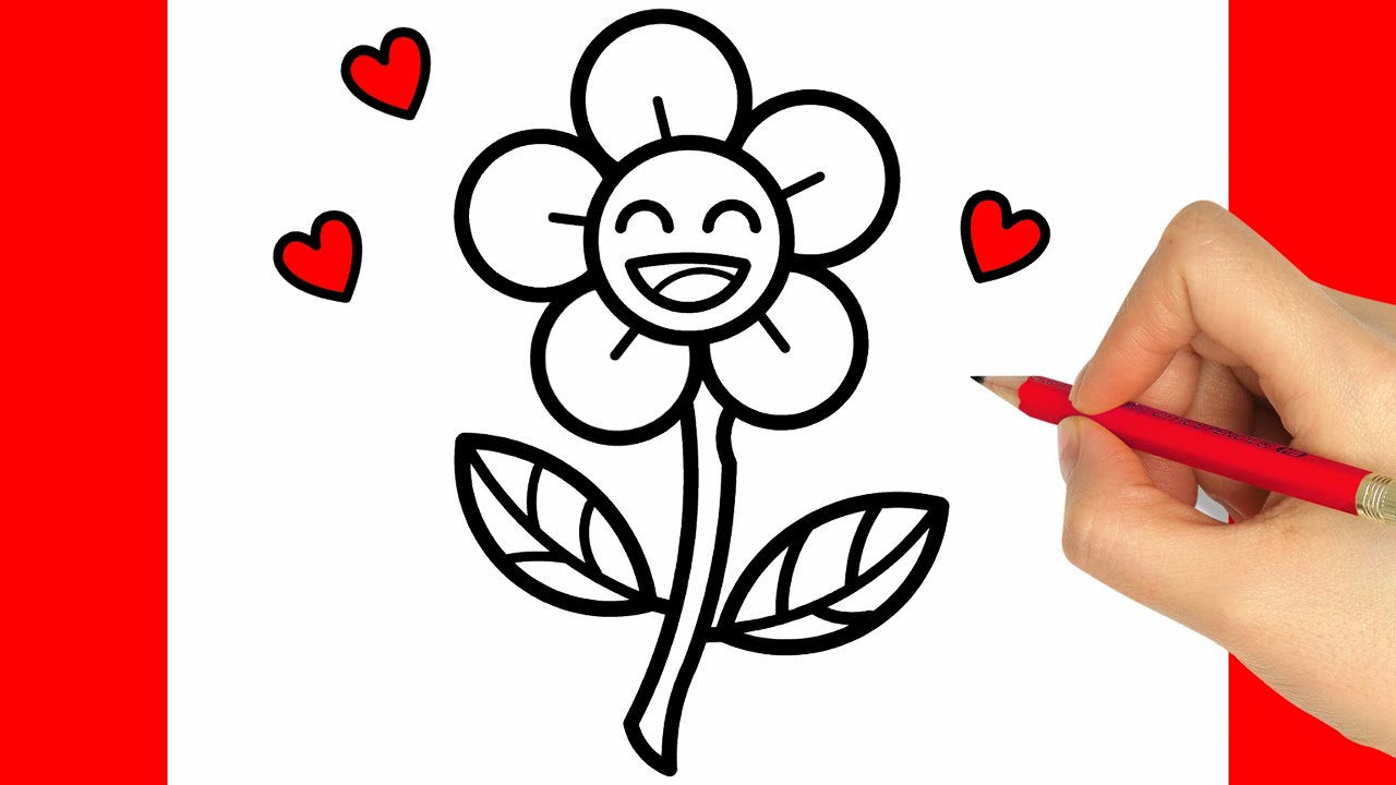 КАК ПРОСТО НАРИСОВАТЬ ЦВЕТОК