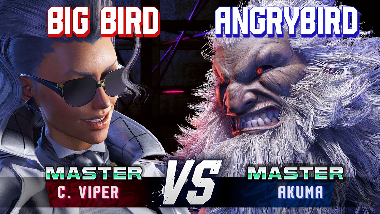 SF6 ▰ BIG BIRD (C.Viper) vs ANGRYBIRD (Akuma) ▰ High Level Gameplay