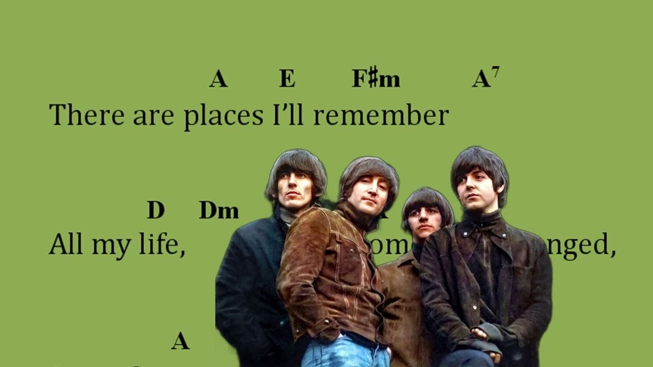 Chords for In My Life (The Beatles)