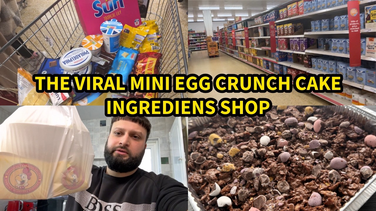 THE VIRAL MINI EGG CRUNCH CAKE INGREDIENTS SHOP, PREPARATIONS FOR A DAWAT FROM MY IN LAWS