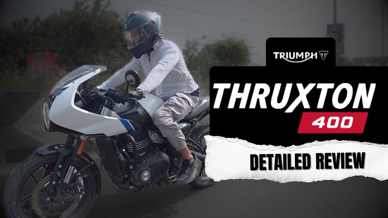 Triumph Thruxton 400 - cafe racer bike - Detailed Review