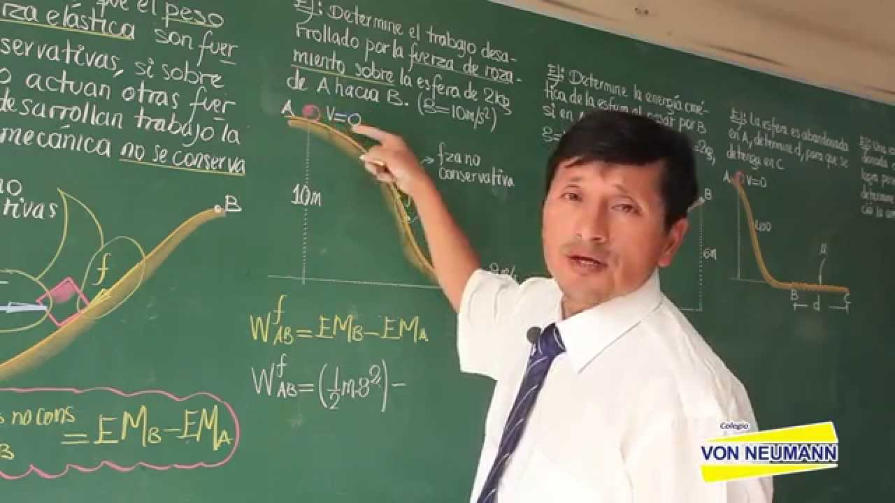 FISICA - Teorema del trabajo y la energía mecánica - [HD]