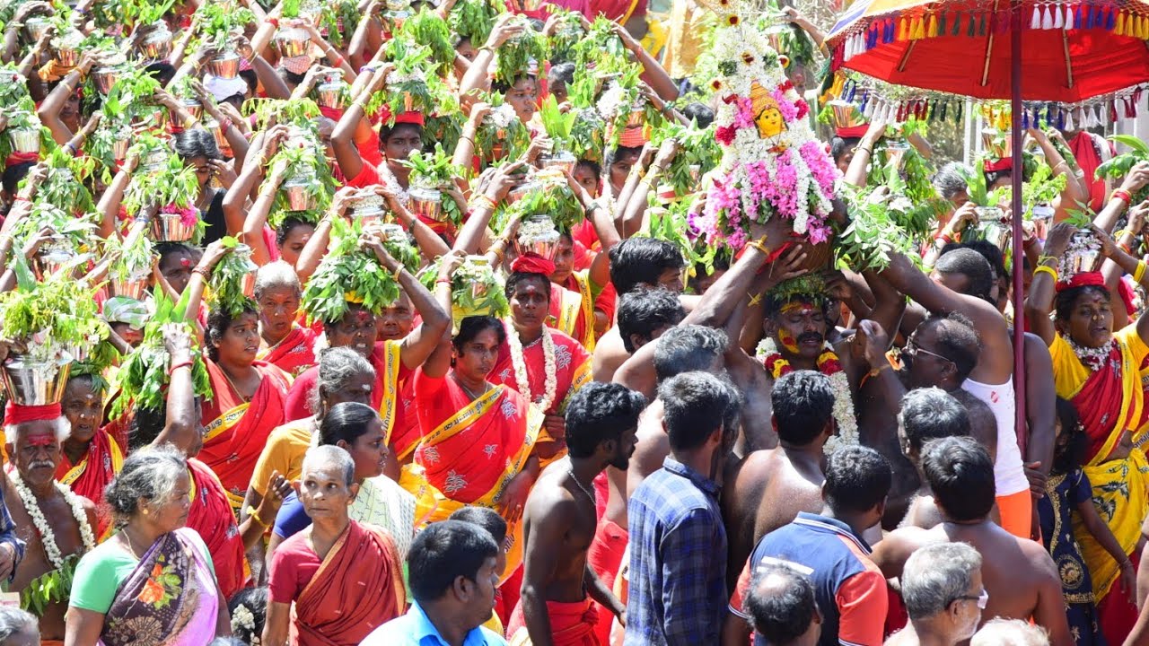 திருவிழா பாகம்-5 கரகம், பால்குடம் எடுத்தல் / ஸ்ரீ மயான காளியம்மன் ஆலயம் குமளங்குளம் / Kumalankulam