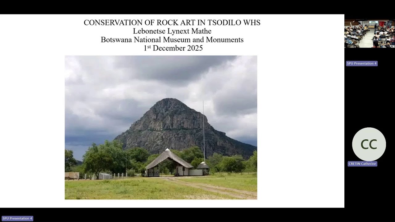 Session 3 – Mathe – Conservation of rock art in Tsodilo World Heritage Site