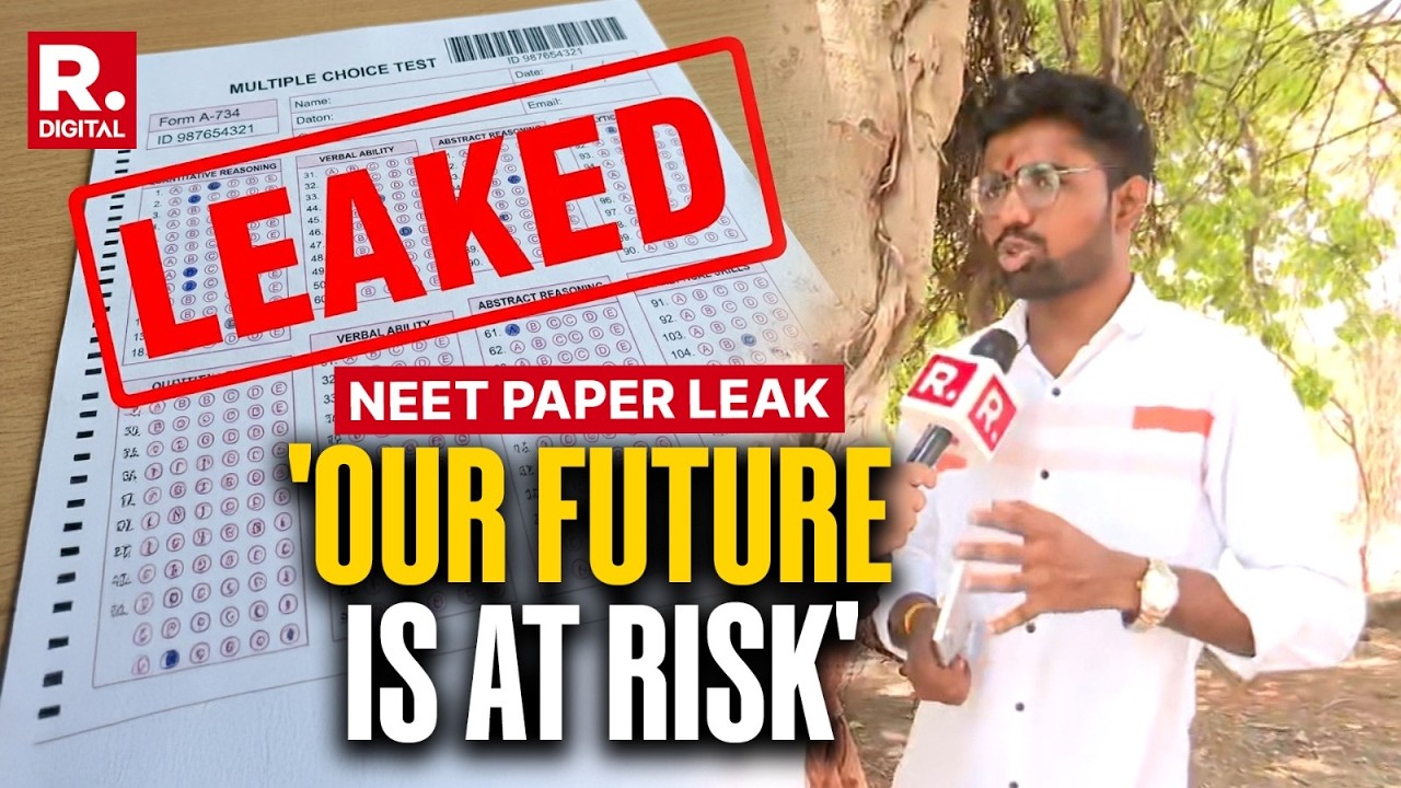 NEET Paper Leak: 'It Compromises Our Healthcare' &ndash; Student Expresses Horror