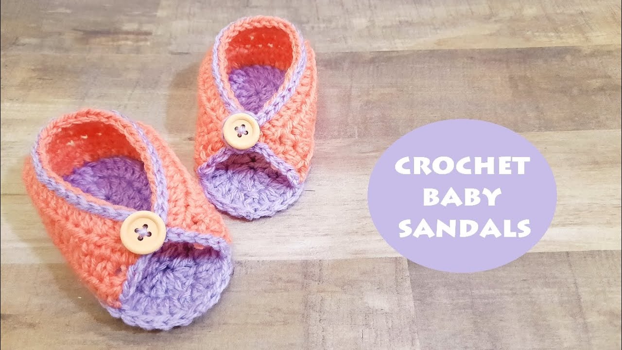 How to crochet baby sandals? | Crochet With Samra
