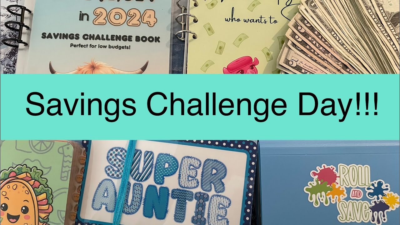 Cash Stuffing Savings Challenges ​⁠l $180 l Dec W2