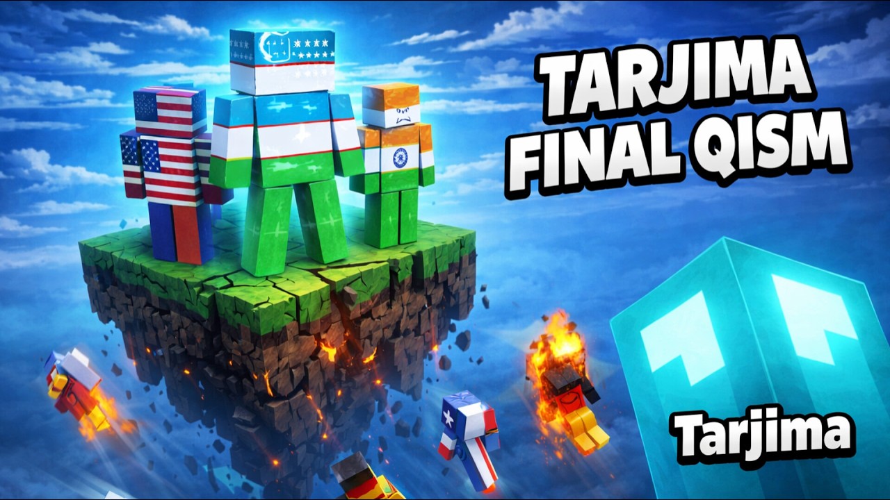 💯 TA DAVLATLAR ORTASIDA 🏆MUSOBAQA OTKAZDIM | FINAL QISM | TARJIMA MINECRAFT