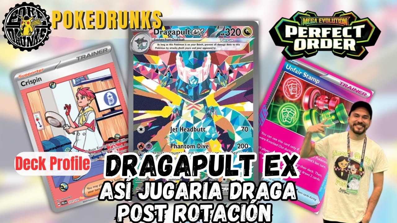 Pokemon TCG Perfect Order Dragapult Ex Deck Profile | Así jugaría Dragapult post rotación