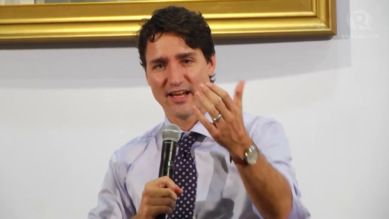 Justin Trudeau at the GREAT Women Project forum