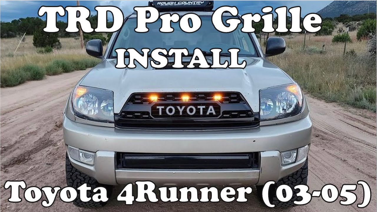 Toyota 4Runner TRD Pro Grille 4th Gen (2003-2005) - Installation Video