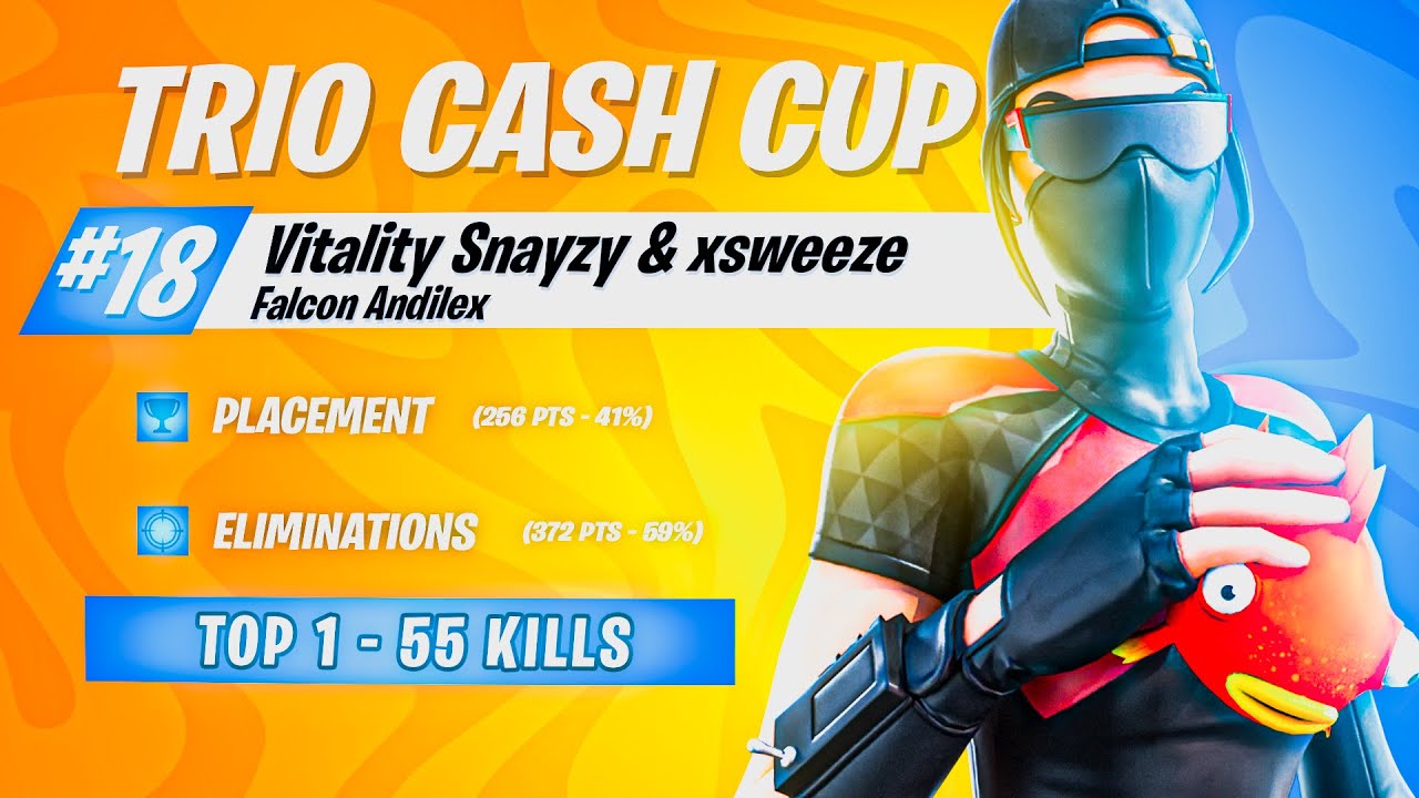 55 Kills Win in the EU Trio Cash Cup | Snayzy