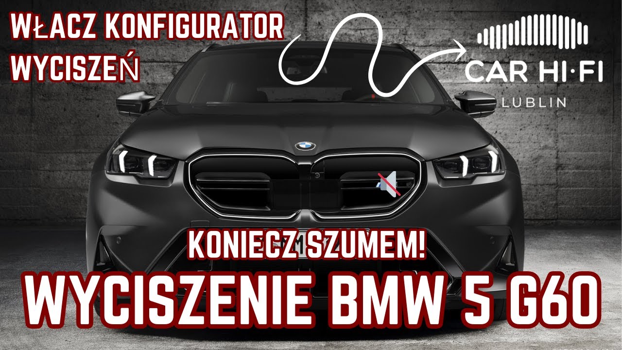 Wyciszenie BMW G60 5 | Eliminacja Szumu i Komfort Jazdy