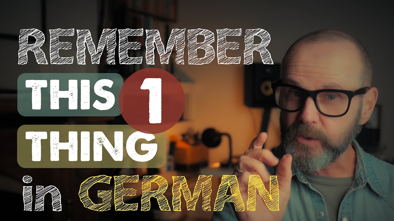 Simplify TENSES in GERMAN for EASIER SENTENCES | Bausteine eins