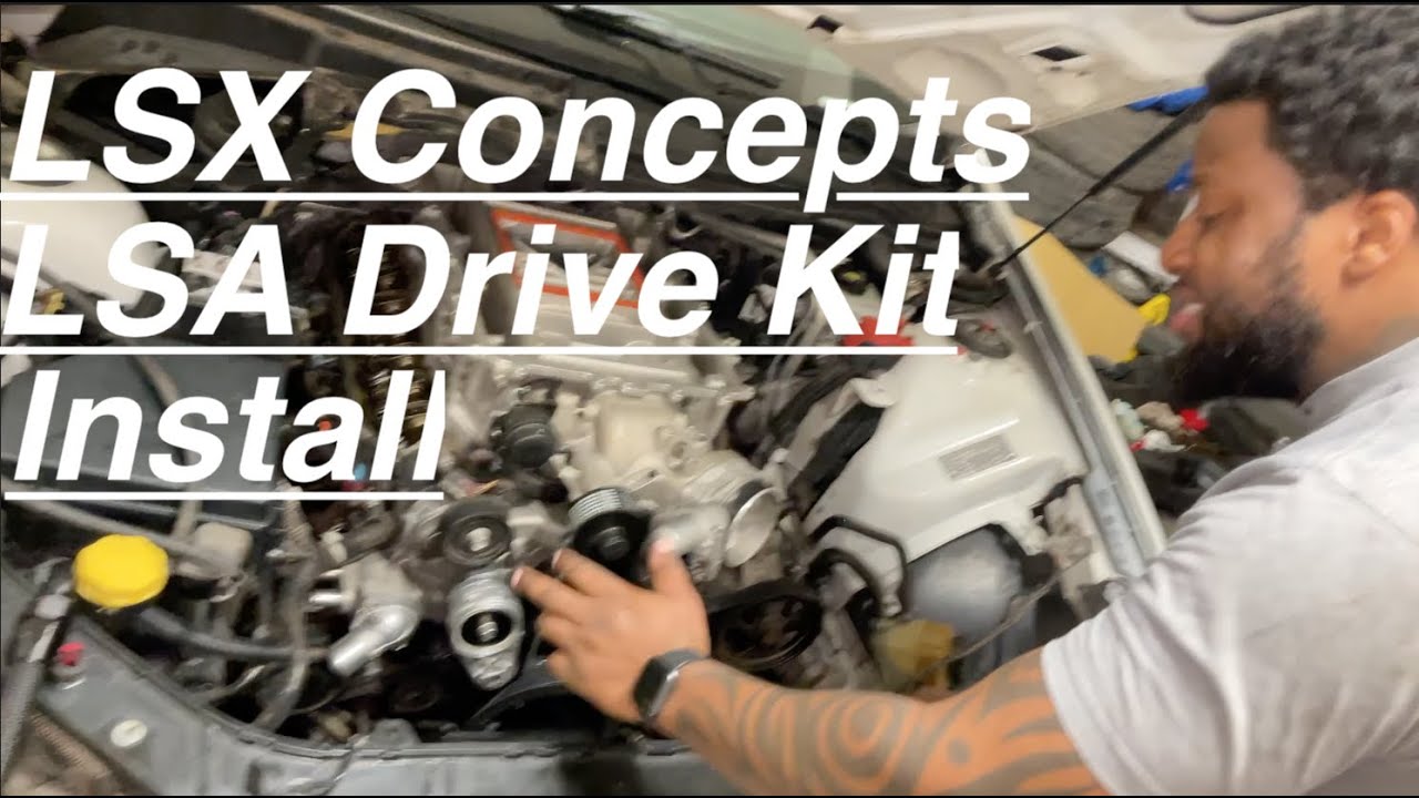 LSX Concepts LSA / ZL1 Supercharger Drive Kit Install - Part 6 - Supercharger / Kong lid Pontiac G8