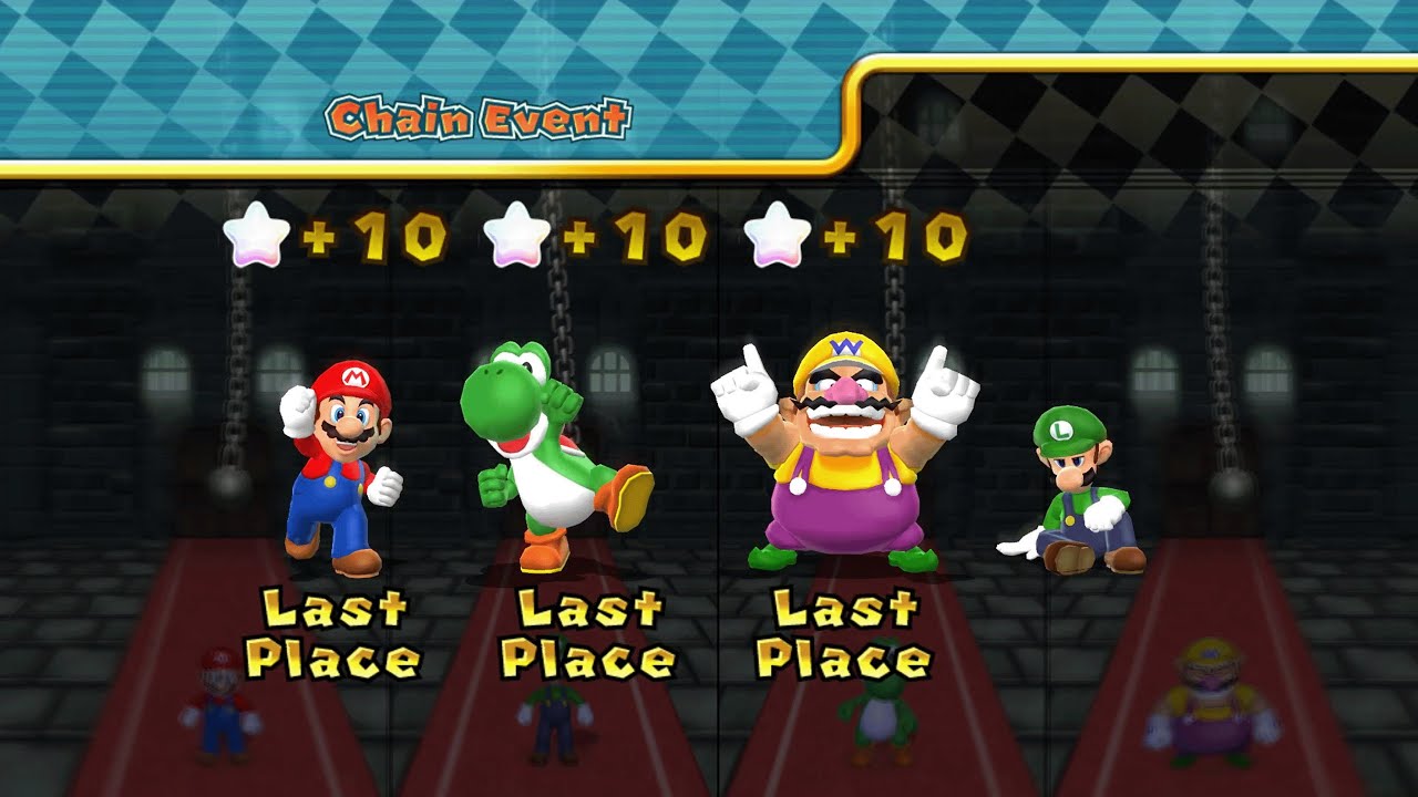 Mario Party 9 - Mario vs Luigi vs Yoshi vs Wario - Bowser Station