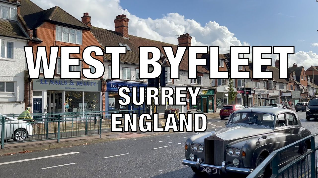 West Byfleet Surrey UK England 🇬🇧 4K HDR