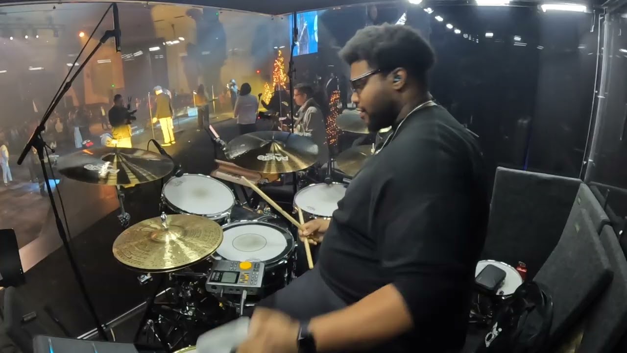 Beautiful Jesus x new wine music(with spontaneous)| live drum came | King Jesus ministry Miami