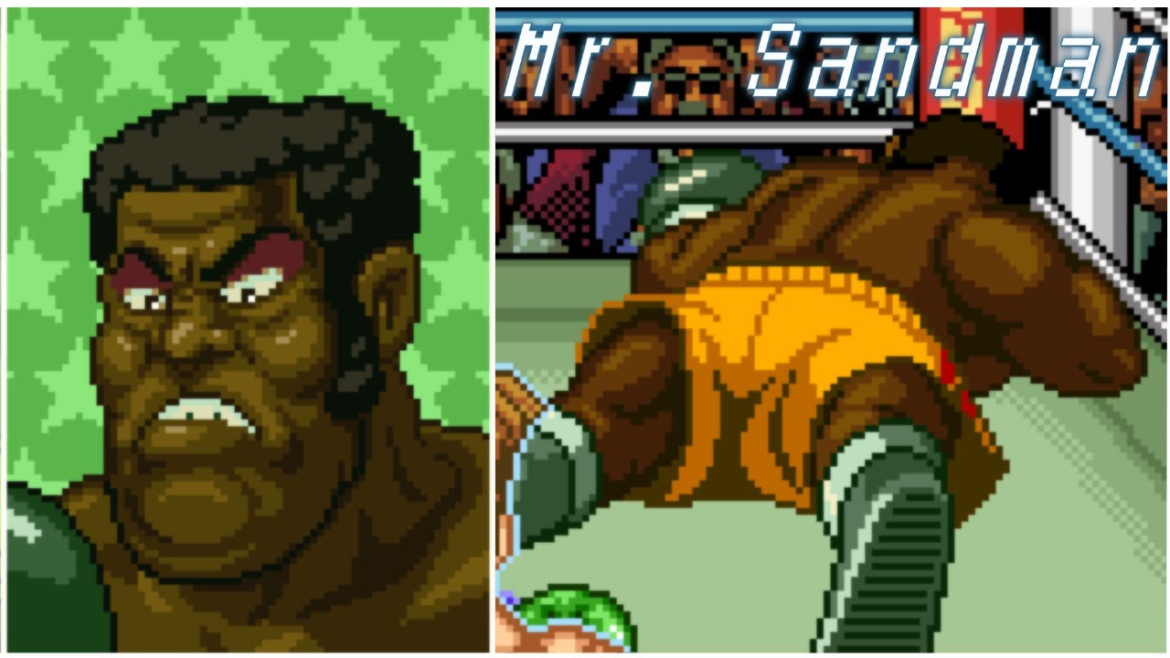 Mr. Sandman fight (No damage) - Super Punch-Out!! (SNES)