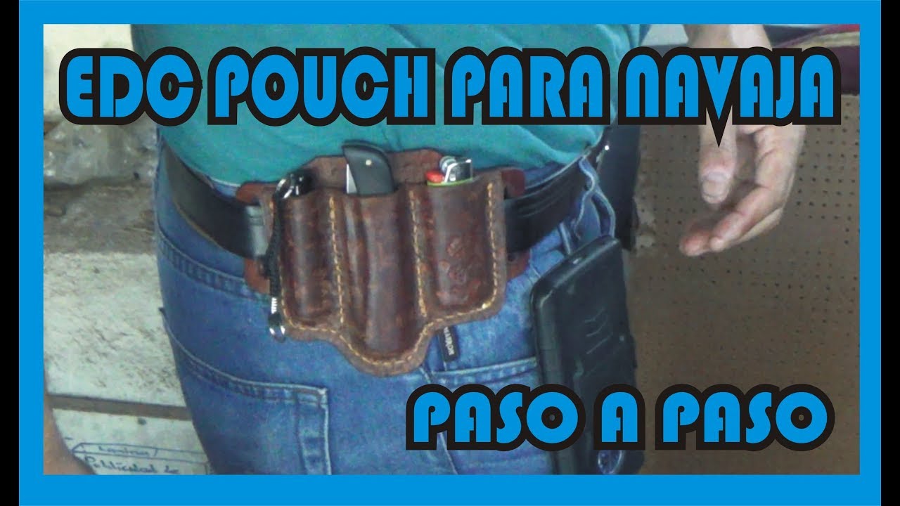EDC belt pouch  para navaja. hazlo tu mismo