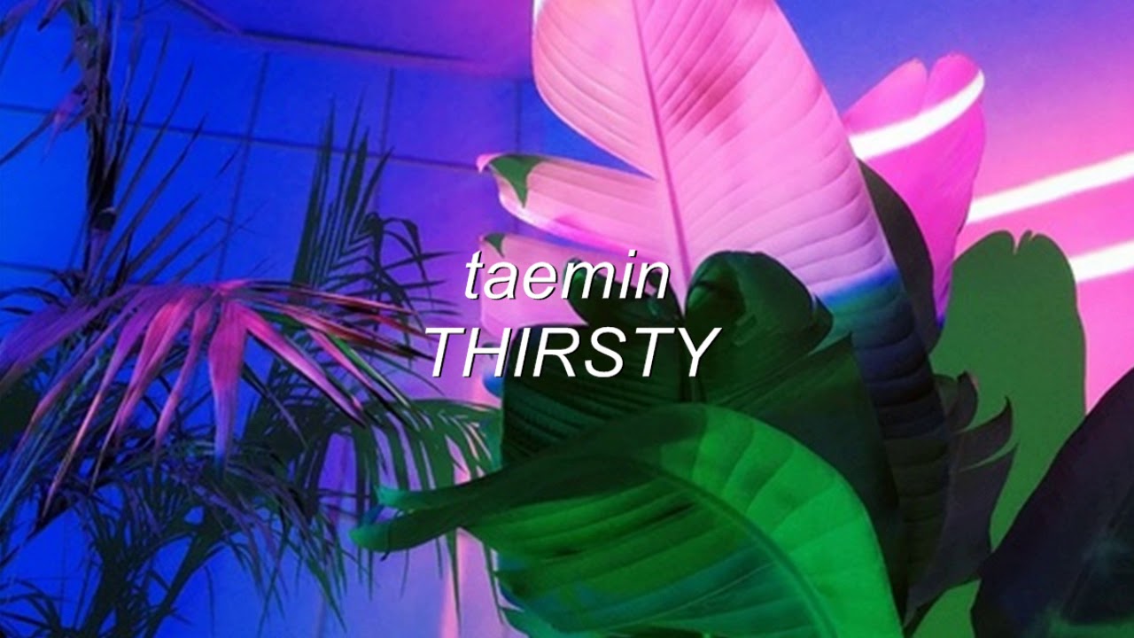 taemin - thirsty but you're in a bathroom at a party!