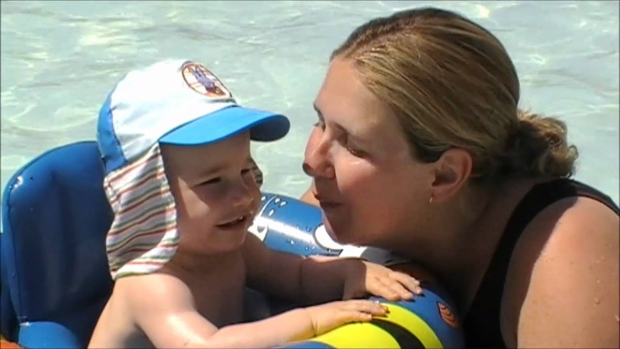 Sem Schoppema  zwembad Frankrijk 2009