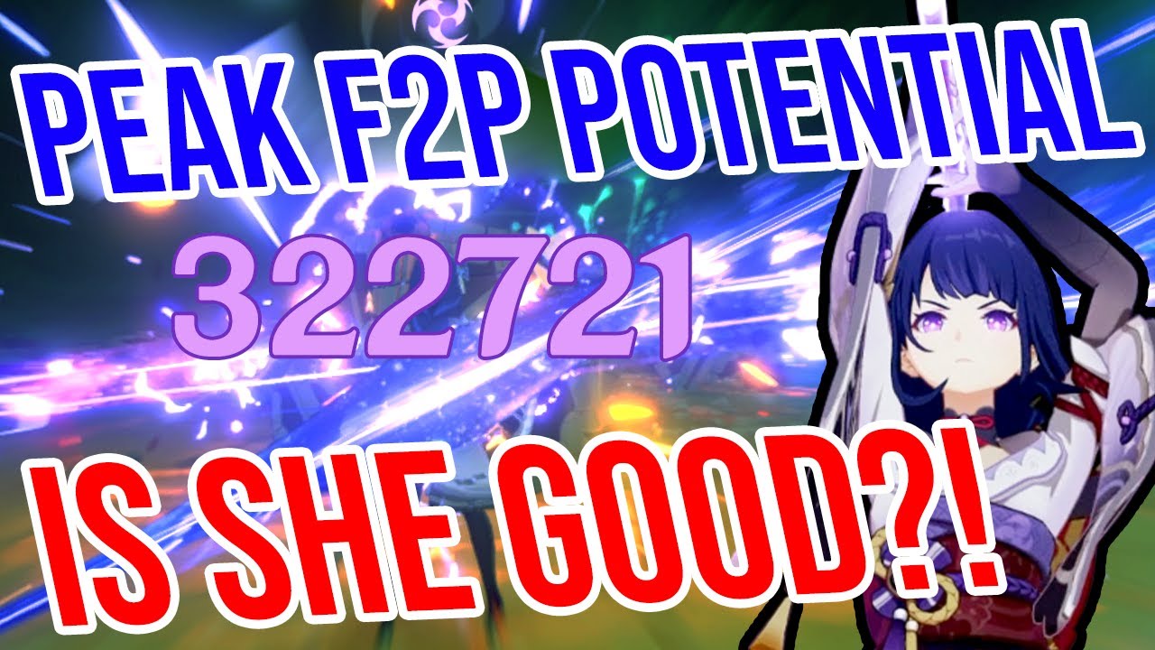 МАКСИМАЛЬНЫЙ ПОТЕНЦИАЛ F2P C0 Raiden! Она действительно хороша?! Genshin Impact
