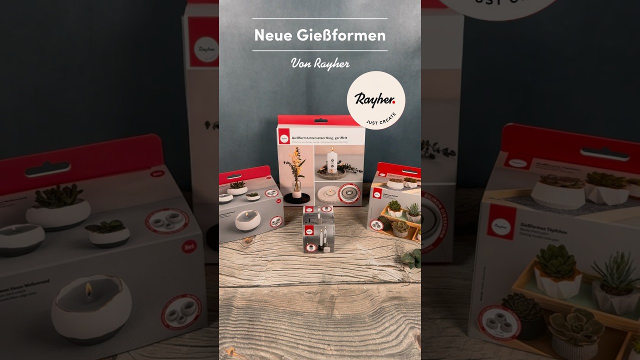 Neue Gie&szlig;formen von Rayher 😍