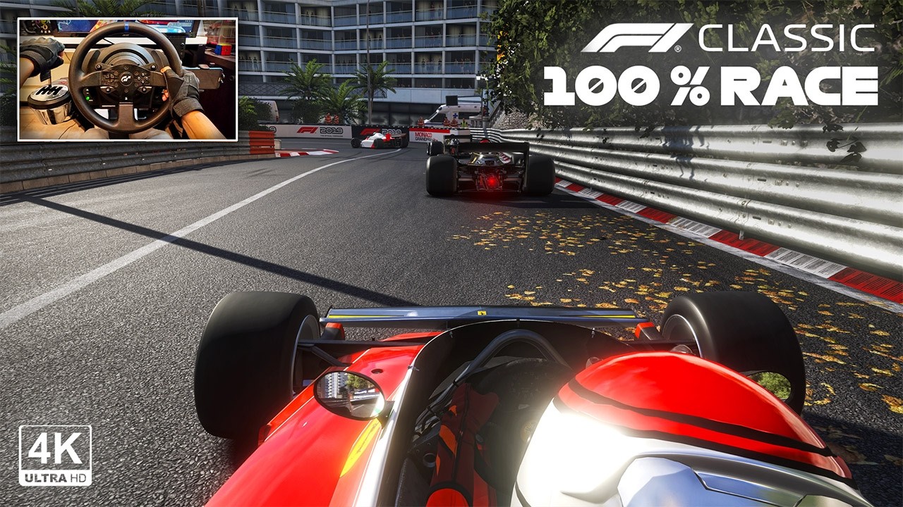 Niki Lauda's Ferrari 312 T2 -1976 Monaco GP 100% Race | F1 Classic H-Shifter+Steering Wheel Gameplay