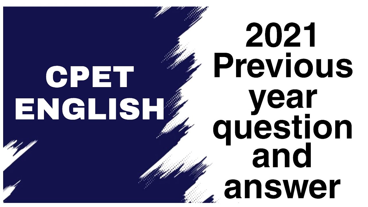 Common PG Entrance Test English Questions with answers ( 2021)#cpetenglish#cpetenglish