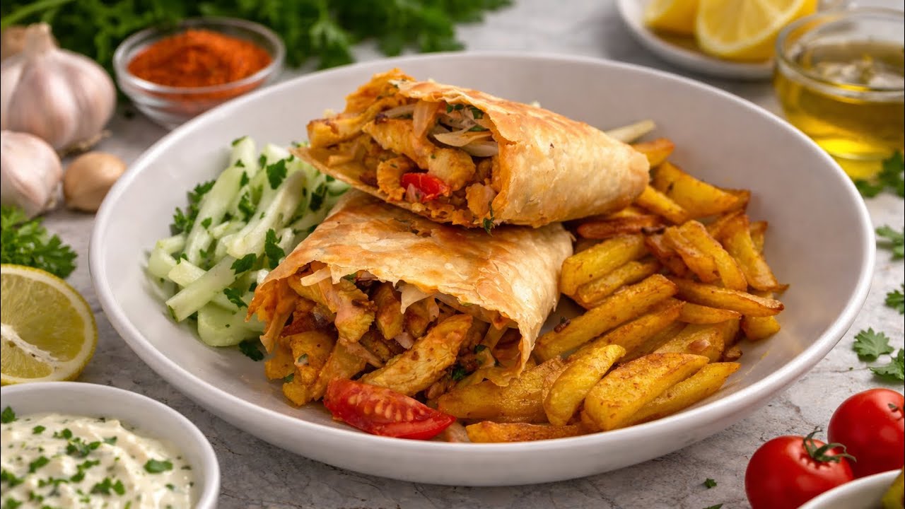 Why Everyone Is Obsessed With This Chicken Shawarma 🤯🌯