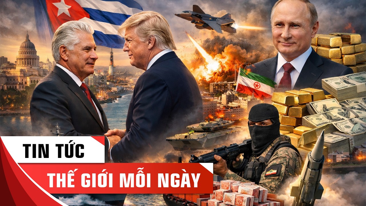 TIN NÓNG QUỐC TẾ NGÀY 14/3: MỸ ĐIỀU THỦY QUÂN LỤC CHIẾN TỚI TRUNG ĐÔNG, TRUMP BẮT TAY VỚI CUBA?