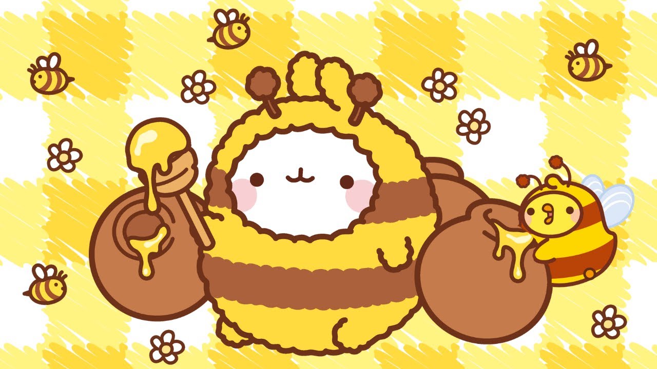 Molang and Piu Piu are the CUTEST BEES 🐝