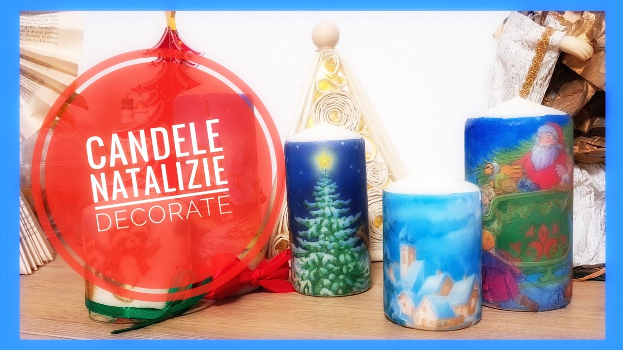 DIY CANDELE FAI DA TE CON TRASFERIMENTO IMMAGINE