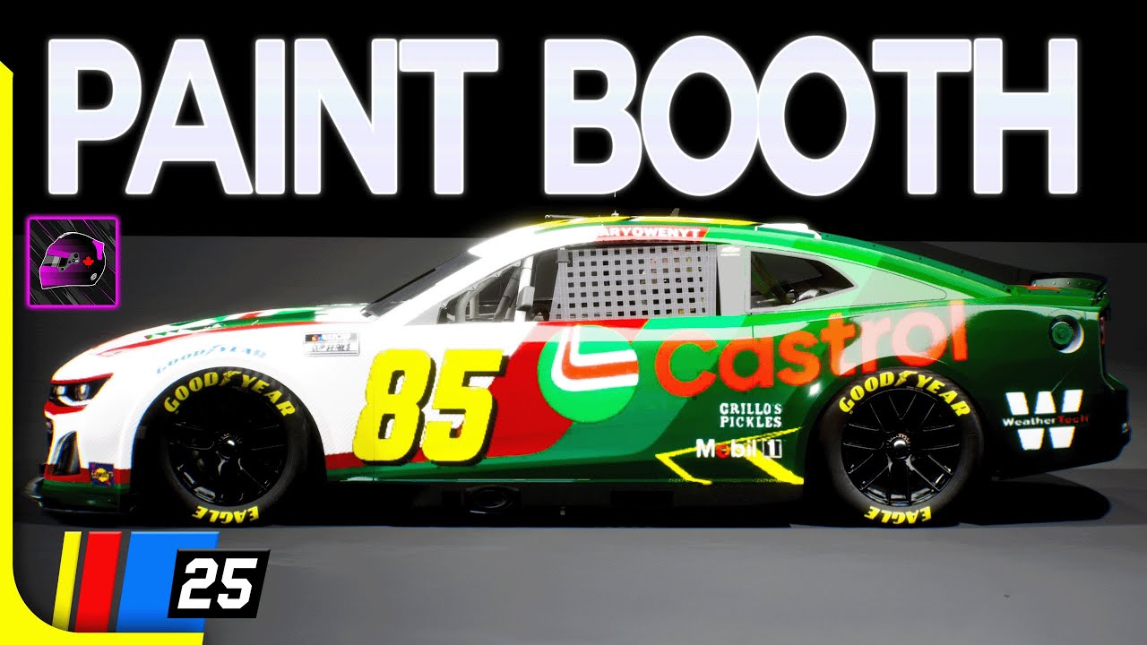 NASCAR 25: Покраска моей первой машины! Полный игровой процесс в покрасочной камере