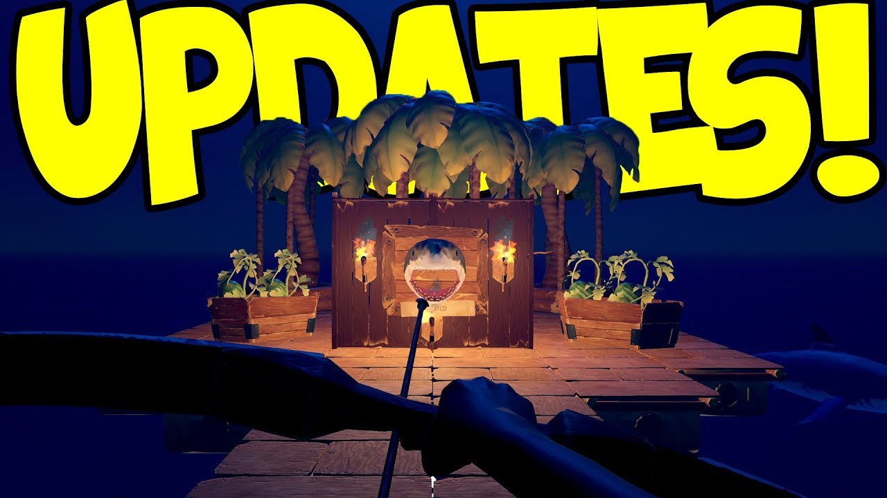[OLD] New Updates! - Raft Update Gameplay! (Bows n' Stuff)