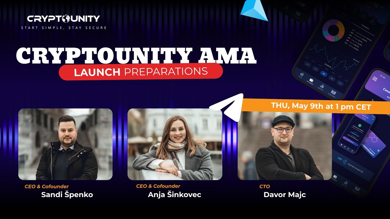 CryptoUnity AMA - Launch preparations