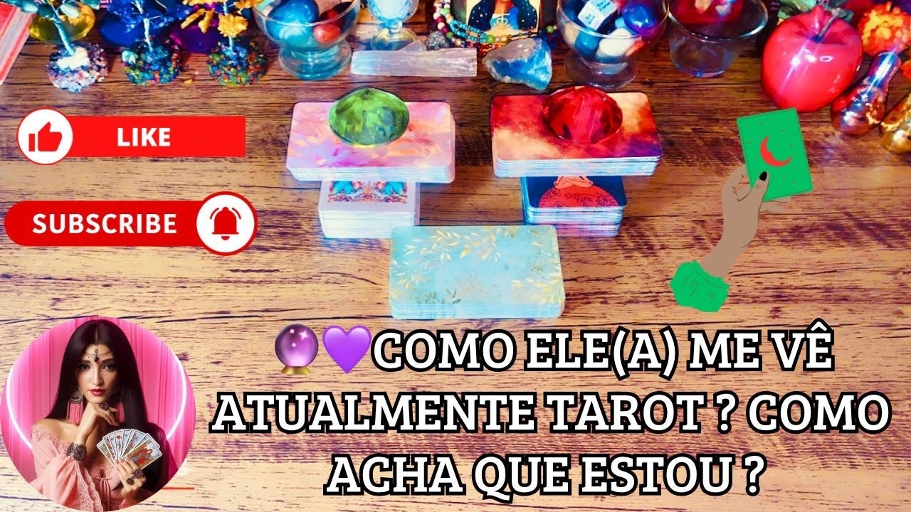 ✨♥️👀COMO ELE(A)ME VÊ ATUALMENTE TAROT 🔮 , COMO ACHA QUE ESTOU 😍⁉️🔥 #tarot #amor MESMO QUE NÃO DIGA🪭💌