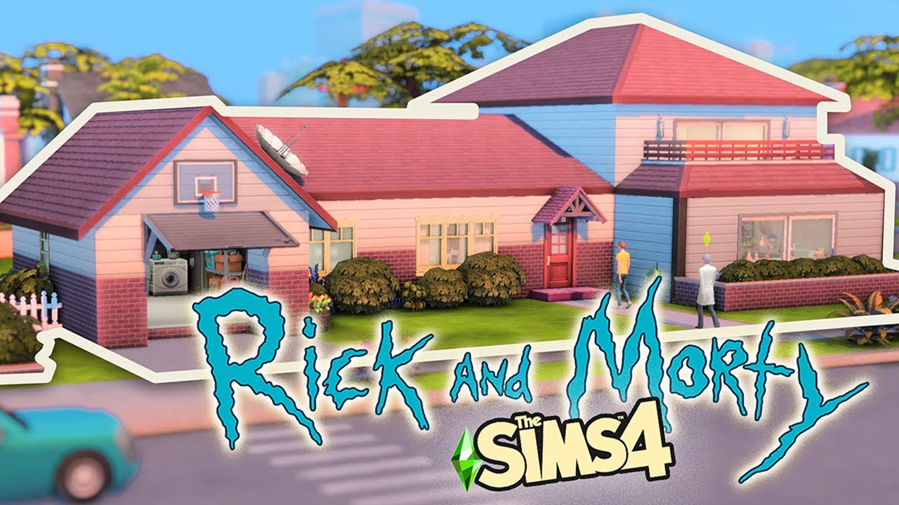 Rick and Morty's house | The Sims 4 | No CC | Speed Build