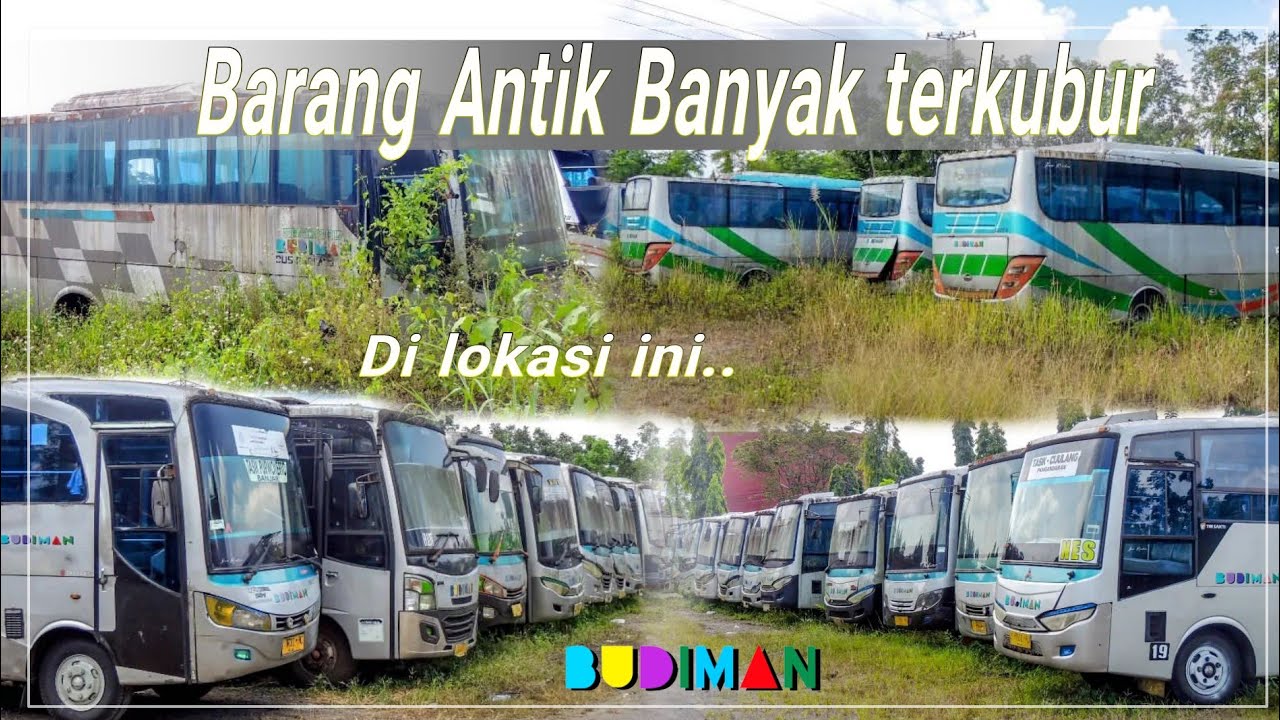 DI TEMPAT INI 1 UNIT LANGKA BUS BUDIMAN DI SIMPAN‼️GARASI BIS BUDIMAN MEDIUM