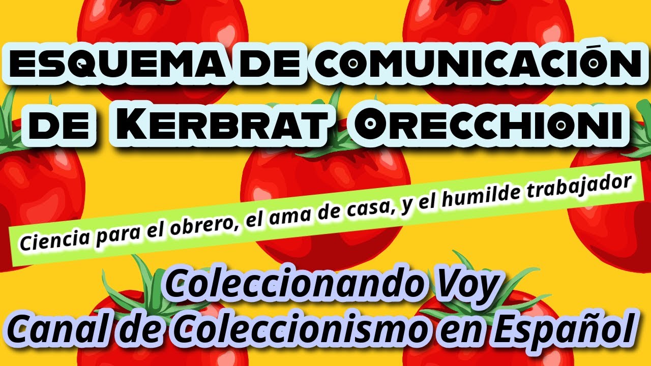 Esquema de Comunicación de Kerbrat Orecchioni (Ciencia) (Teoría de la Comunicación)