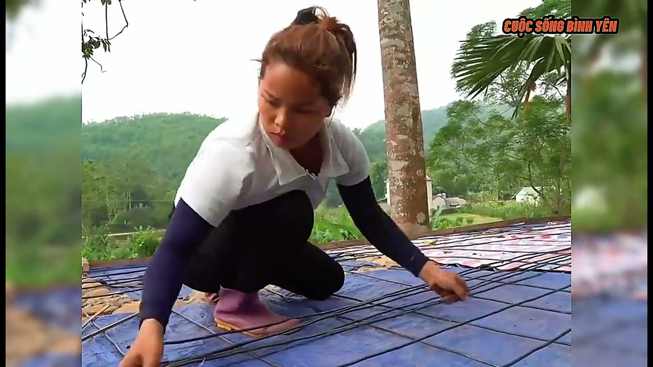 CSBY CÔ GÁI VÀO RỪNG XÂY NHÀ THEO PHONG CÁCH RIÊNG MÀ KHÔNG AI NGỜ