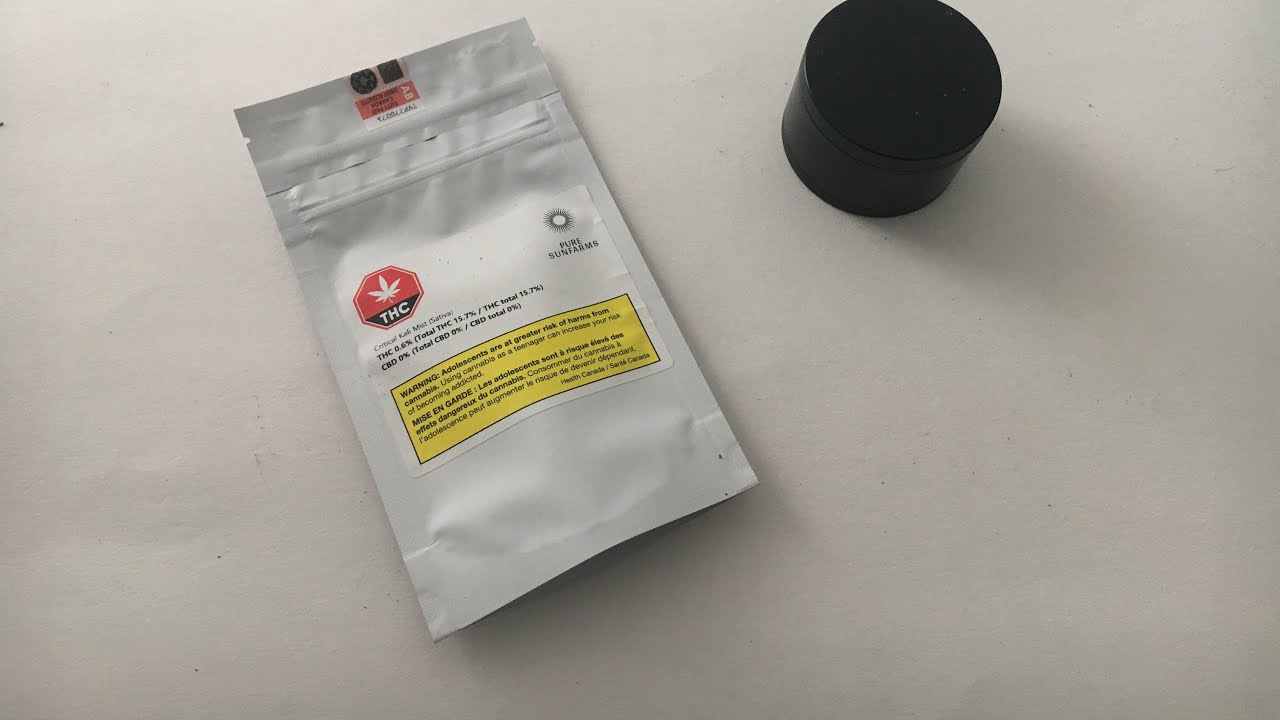Weed Unboxing- Critical Kali Mist by Pure Sunfarms