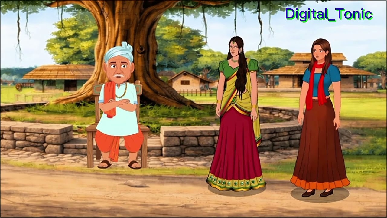 Gaon Ka Smart Baccha | Cartoon Full Story | hindi cartoon story 
