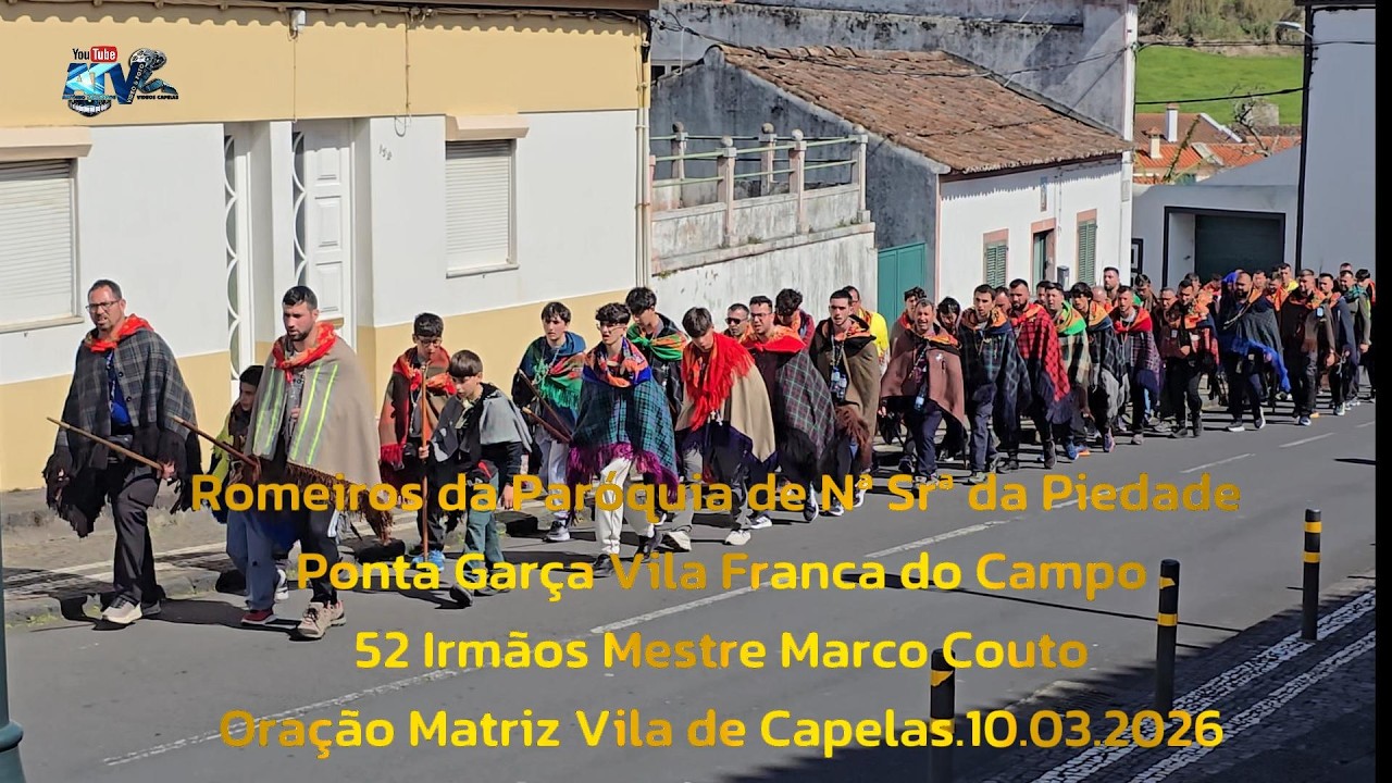 Romeiros da Paróquia de Nª Srª da Piedade Ponta Garça 52 Irmãos Mestre Marco Couto 10 03 2026