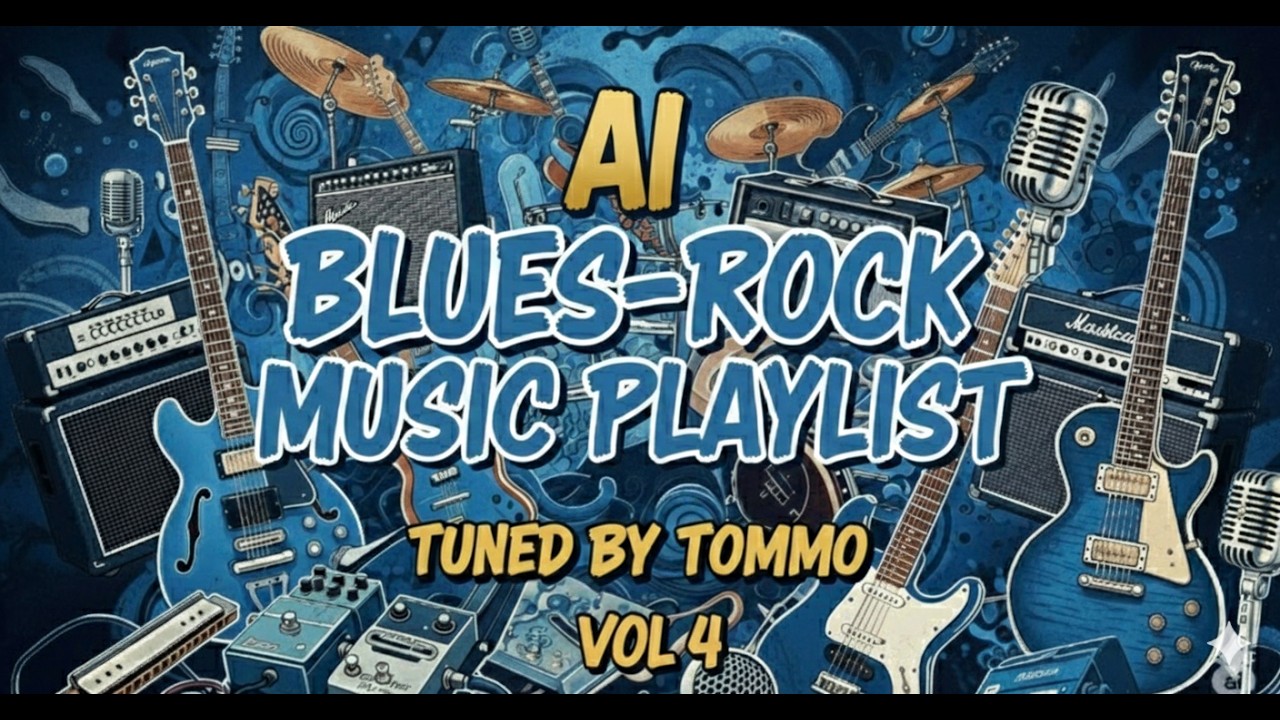 Original AI Blues Rock Playlist VOL 4 (Raspy Vocals & Gritty Guitar Solos)